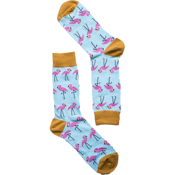 Flamingo Frenzy Socks